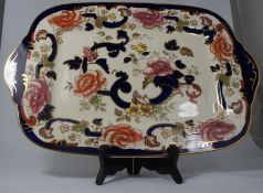 The Masons Blue Mandalay Tray, length 50cm, limited edition, boxed with certificate