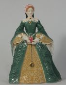Royal Worcester figure Queen Mary I, limited edition for Compton & Woodhouse