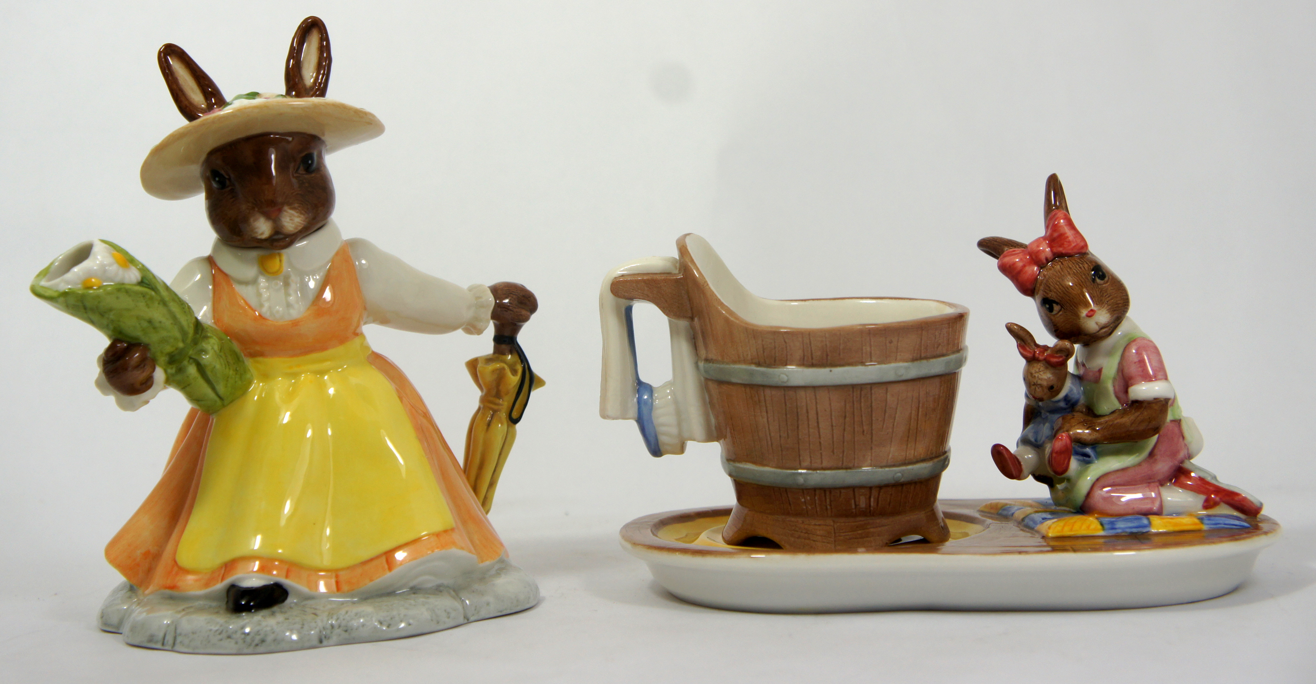 Royal Doulton Bunnykins Teapot Lady of the Manor DBD2 and Country Manor Teaset Miss of the Manor