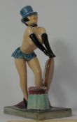 Kevin Francis Art Deco Erotic Figure Folies Bergeres limited edition with box & certificate