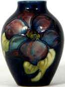Moorcroft Small Vase decorated with Clematis height 9cm