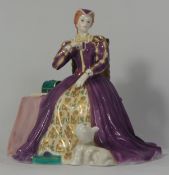 Royal Worcester figure Mary Queen of scots, limited edition for Compton & Woodhouse