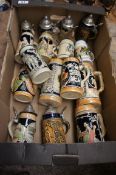 A collection of German Beer Steins (16)