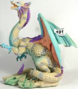 Enchantica Model of Winter Dragon Limited Edition boxed with certificate, height 26cm