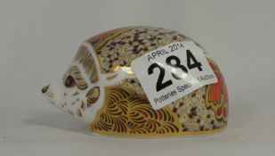 Royal Crown Derby Paperweight Hawthorn hedgehog, boxed