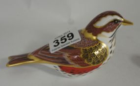 Royal Crown Derby Paperweight of Collectors red winged, Boxed