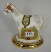 Royal Crown Derby Paperweight The Show Pony, limited edition boxed with certificate
