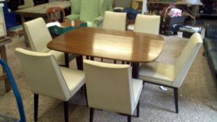 G plan table and 6 chairs 1970's