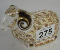Royal Crown Derby Paperweight Kedleston Ram Pre release edition of 200, boxed