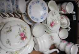 A collection of pottery to include Royal Albert memories tea set etc