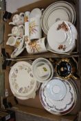 A collection of pottery to include Lord Nelson Gay Times & Spanish  tableware, Wedgwood Plates, Tea,