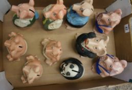 A collection of Wade Natwest Piggy banks (10)