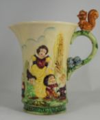 Wadeheath musical Jug Snow White and the Severn Dwarves, height 23cm  (musical movements needs