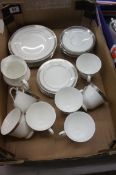 A collection of Pottery to consist of Waterford New Grange platinum tea ware, side plates, plates,
