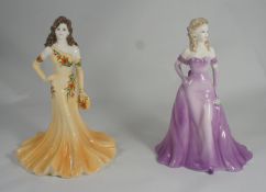 Coalport figures from The Ladies of Fashion series Julianna and Julie (2)