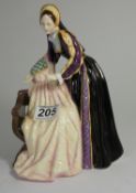 Doulton Limited Edition Figure - Catherine Howard HN3449 (with wooden plinth & certificate)