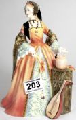 Doulton Limited Edition Figure - Jane Seymour HN3349 (with wooden plinth & certificate)