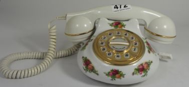 Royal Albert Old Country Rose Telephone
