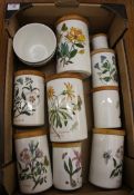 A collection of pottery to include Port Merion Botanical storage jugs and bowls (14)