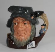Royal Doulton Large Character Jug Rip Van Winkle decorated in sample 1 marked to base