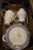 A collection of pottery to include large Minton Infanta two handled tureen & cover, Minton Golden