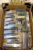 A collection of Del Prado locomotive trains and trailer all boxed (22)