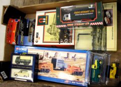 A collection of Boxed Corgi cars and lorries to include, Allied T980 24 wheel gurder trailer, John