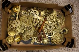 A large quantity of loose horse brasses and artifacts (50)