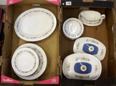 A collection of Royal Doulton Pastorale Dinner ware including Tureens, Plates etc  (30)