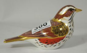 Royal Crown Derby Paperweight of Collectors red winged, Boxed