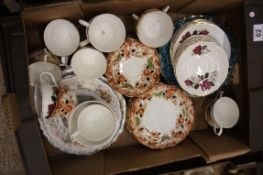 A collection of pottery dinnerware, Royal doulton plates etc