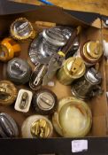 Tray lot to include various Lighters including Marble, Stone, Silver Plate etc (15)