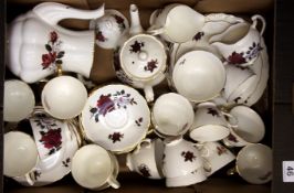 Royal Stafford part dinner and tea ware, tea pots, cups, side plates, etc (30)