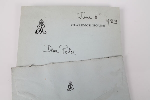 HM Queen Elizabeth The Queen Mother - handwritten letter to a friend, Mr Peter Coats, written on - Image 2 of 2