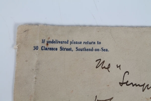 Believed formerly the property of Sir Henry 'Chips' Channon - an intriguing 1930s envelope with - Image 3 of 3