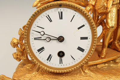 Nineteenth century mantel clock with eight day French timepiece movement, stamped - LD 3451 and - Image 2 of 8