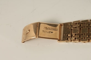 Fine 1960s gentlemen's gold Rolex Oyster Perpetual wristwatch with frosted dial and baton - Image 13 of 14