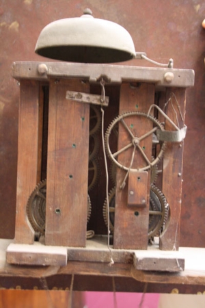 Early nineteenth century eight day longcase clock with eight day bird cage movement with wooden - Image 18 of 26