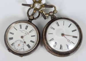 George III gentlemen's silver pair cased pocket watch with fusee movement and verge escapement, - Image 2 of 2