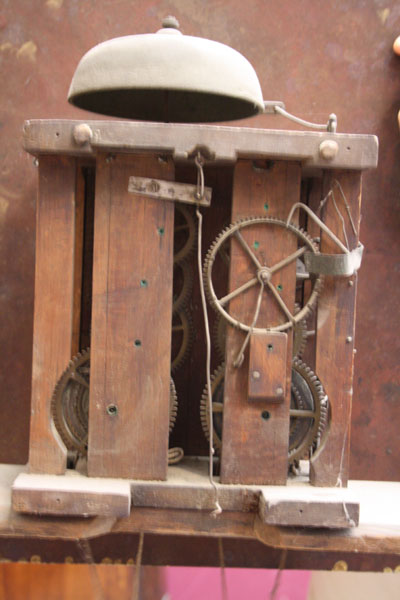 Early nineteenth century eight day longcase clock with eight day bird cage movement with wooden - Image 5 of 26