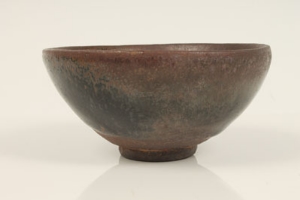 Small antique Chinese bowl of simple form, with speckled treacle glaze - underside bearing - Image 4 of 8