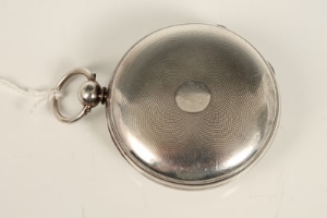 Victorian silver key wind pocket watch with fusee movement, signed - Mathew Harris, Bath, no. - Image 3 of 8