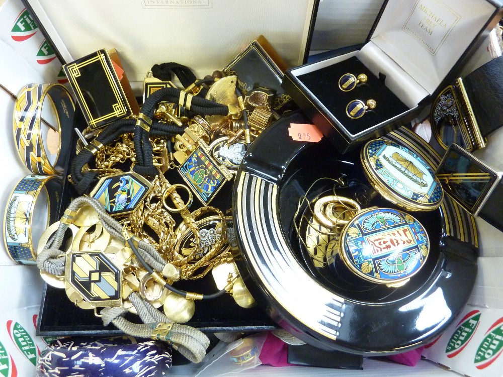 A LARGE COLLECTION OF MICHAELA FREY JEWELLERY, together with belts, trinket boxes and assorted