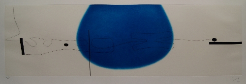 Victor Pasmore RA, British 1908-1998- "The World in Space and Time I"; etching with aquatint printed