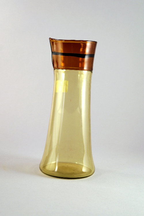 Ludovico Diaz de Santillana, Italian 1931-1989, for Venini, Murano, a Coletti glass flask c.1965,