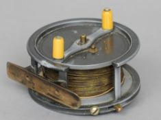 A Hardy 4 1/4" early pattern Silex reel