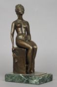 RUTH VAN RUYCKEVELT (1931-1988) Continental
Angelique
Limited edition bronze, on marble plinth