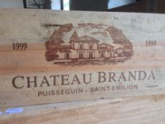Chateau Branda Puisseguin-Saint-Emilion 1999
Magnum in old wooden case.   CONDITION REPORTS: