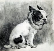 *AR KURT MEYER-EBERHARDT (1895-1977) German
French Bulldog
Limited edition etching
Signed in