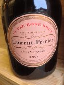 Laurent-Perrier Cuvee Rose Brut Champagne 
Six bottles in cardboard case.  (6)   CONDITION REPORTS: